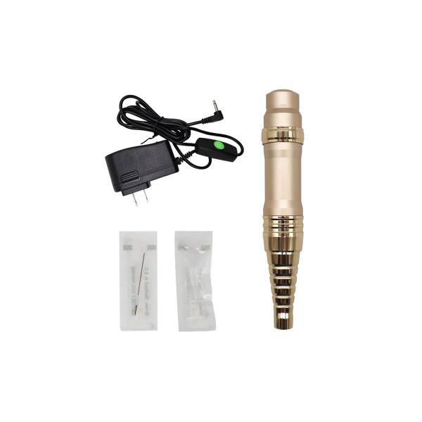 Gold Copper 10V Microblading Pen Permanent Cosmetic Tattoo Machine