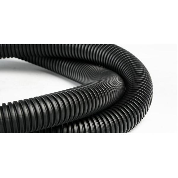 Black PE Plastic Bellows Polyethylene Threading Hose Wire And Cable Protection Sleeve
