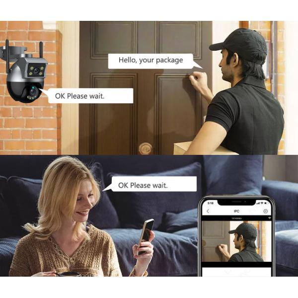 IP66 Weatherproof Wireless Surveillance Camera with Motion Detection and Tuya Network