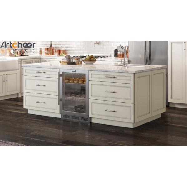 Sink Base Custom Kitchen Islands Table With Solid Timber Drawers And Quartz Stone Top