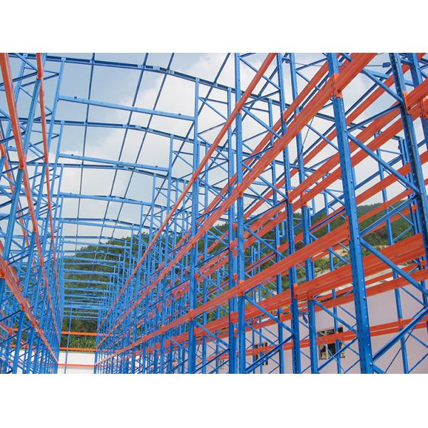 500-4000kgs/pair Beam Capacity Storage Pallet Rack Supported Warehouse Cladding Rack