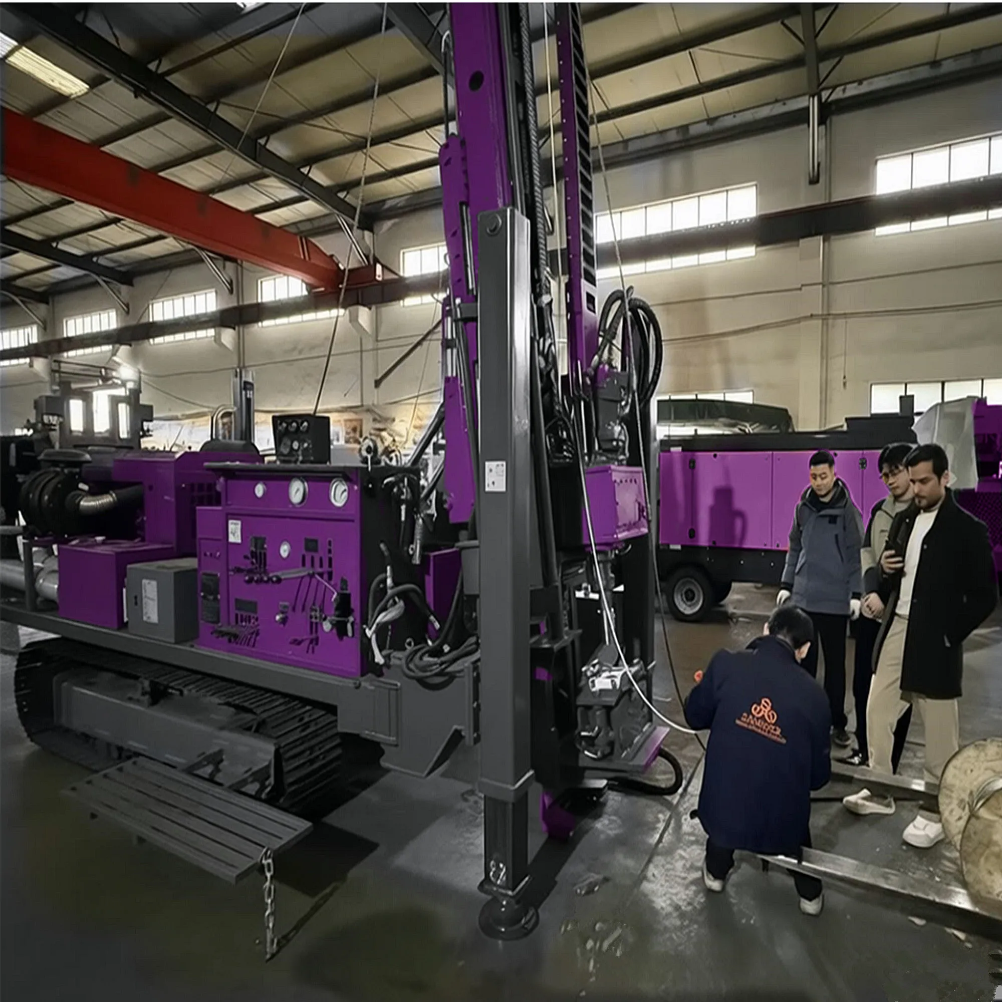 Crawler Rock Core Drilling Machine Geological Exploration Drill Rigs Hydraulic Core Drilling Rig
