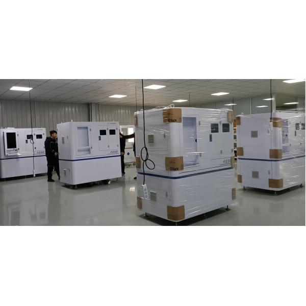 Servo High Precision Rotation Axis CNC Fiber Laser Cutting Machine 100 W PLC Control System