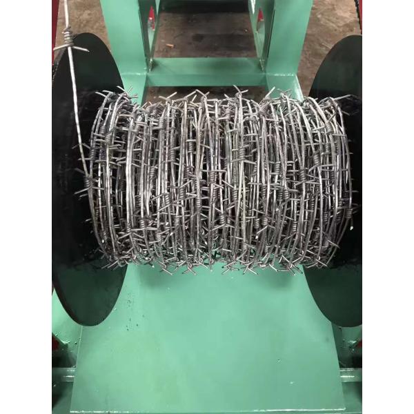Barbed Wire Fencing Equipment , Single Twisted Barbed Wire Manufacturing Machine