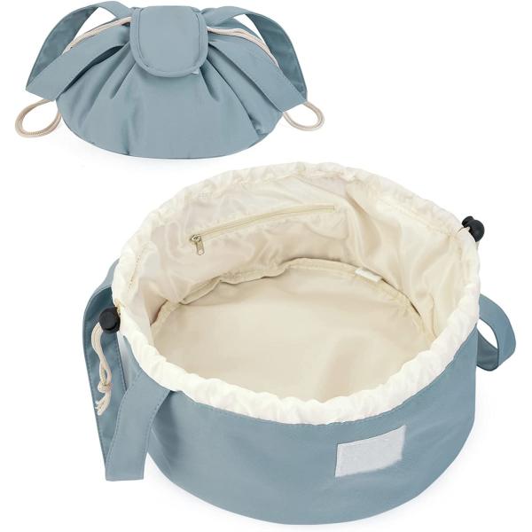 Shockproof Water-resistant Durable Soft Drawstring Makeup Bag Large Cosmetic Bag Toiletry Organizer for Women