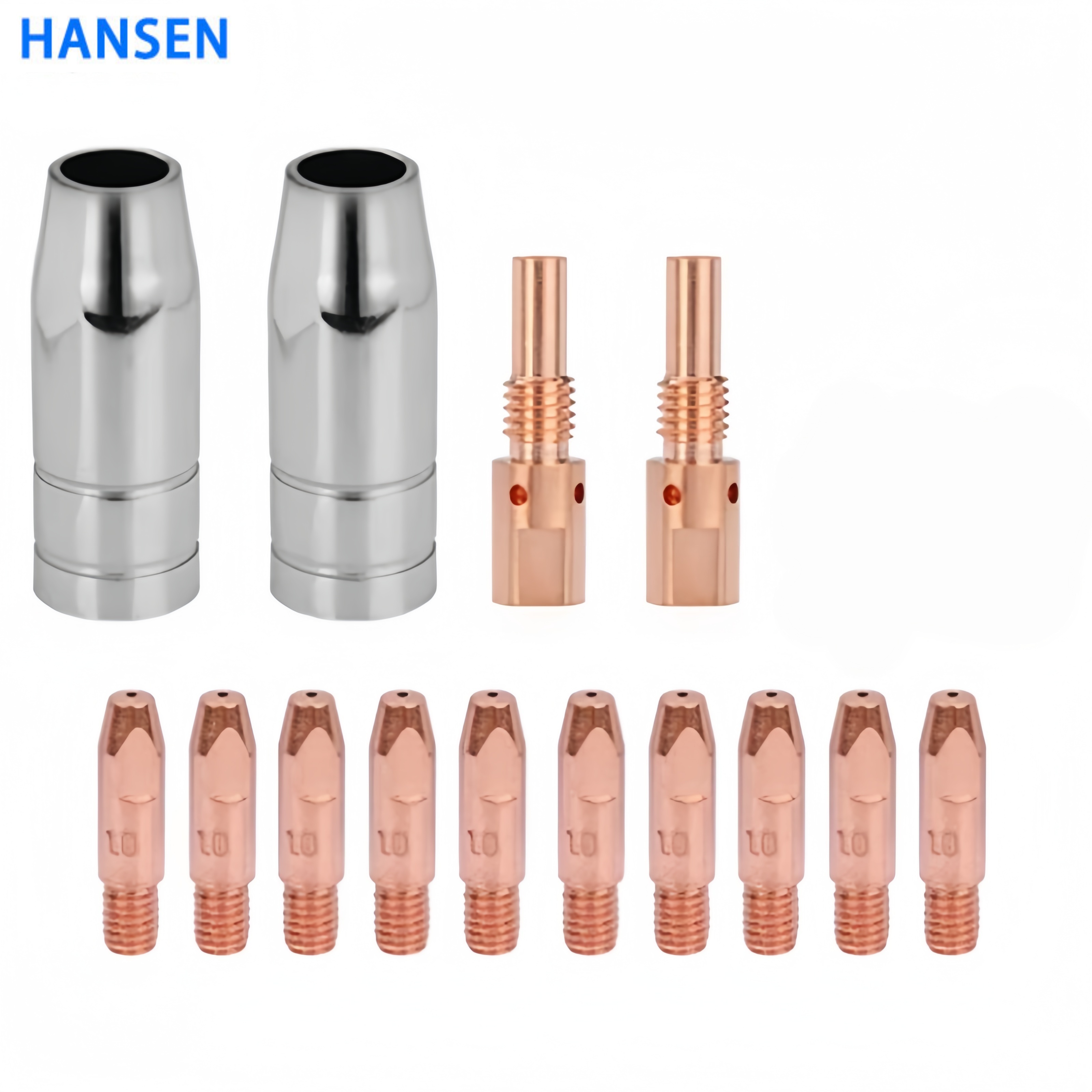 25AK Gas Diffuser for MIG Welding Torch , Binzel Style MB25AK Brass Diffuser , MIG Torch Spare Parts , CO2 Welding Gun Connector , 25AK Welding Torch