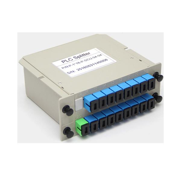 Single Mode Fiber Optic Cable, 1X16 Cassette pLC fiber splitter
