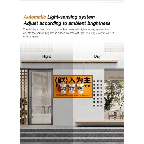 High Brightness Hanging Shop Dual Sided LCD Display window display Player