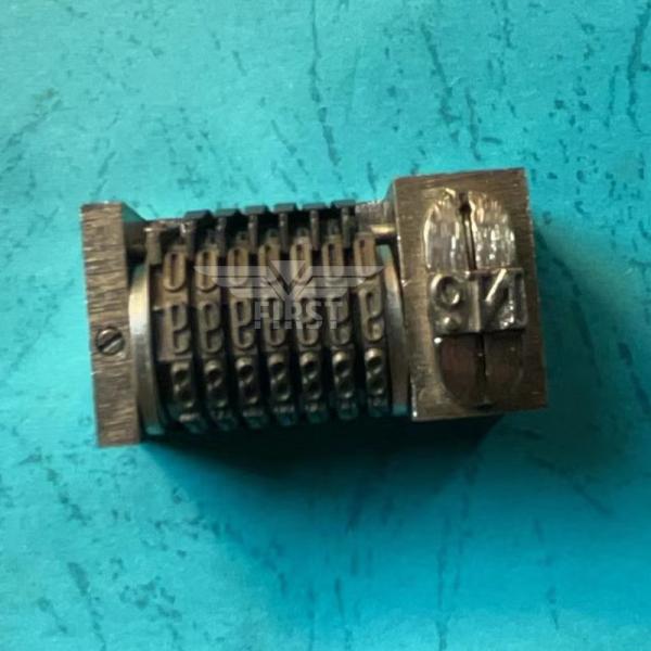 Reverse 6 Digits Letterpress Number Machine with Iron Material and Long Using Life for Printing Press Parts
