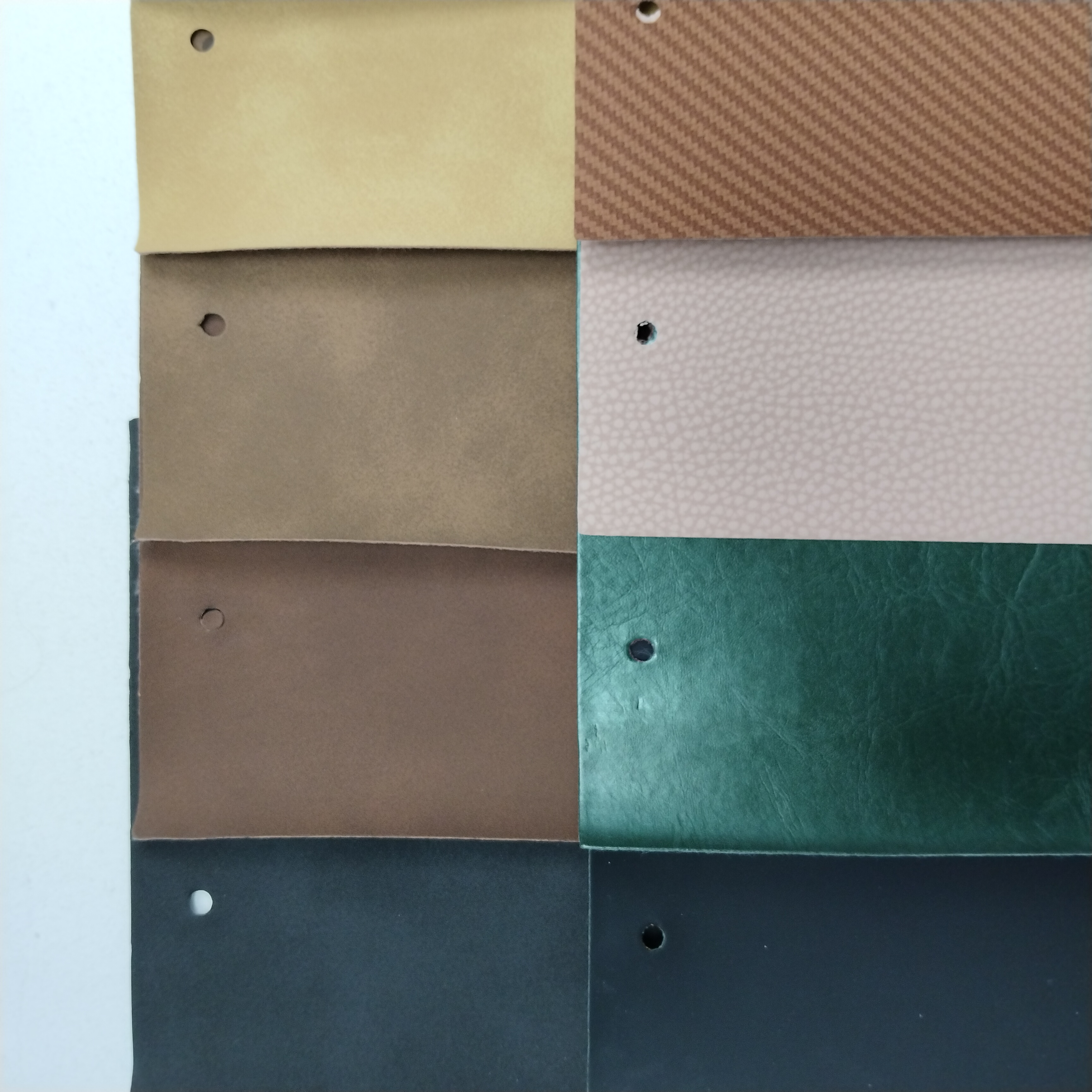 High Quality PU Laserable Embossed Leather Stretchable Blackout for Notebook Covers Outdoor Garments Bags Sofas Hot Stamping