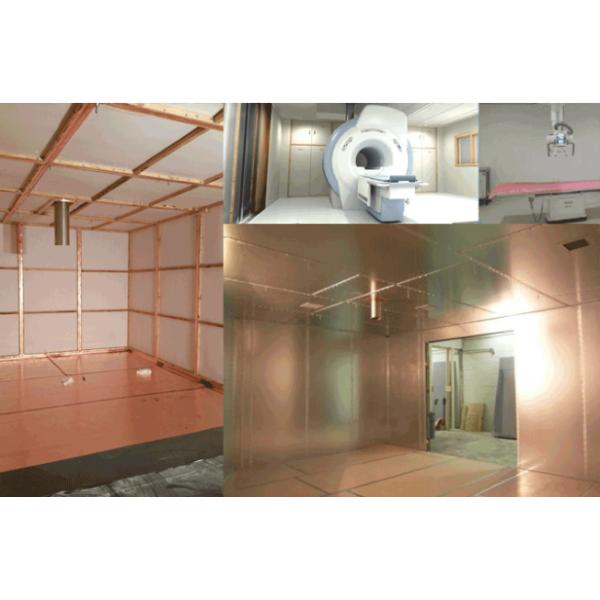 Emi Rfi Mri Shielded Pure Copper Foil 600mm Width For Rf Cage