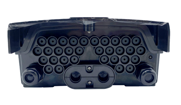 Black Terminal Box for FTTx Optical Cable Connection Insulation Resistance