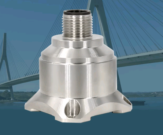 RS232 Output Digital Accelerometer Type Vibration Measurement Sensor For Road Roller
