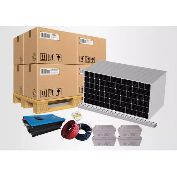 Rooftop Off Grid 5kw 10kw Home Solar Power System With Battery Pack