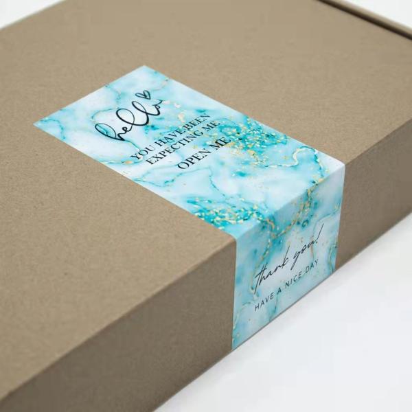 Customizable Tear Resistant PVC Adhesive Seal Sticker Label Permanent Logo Printing