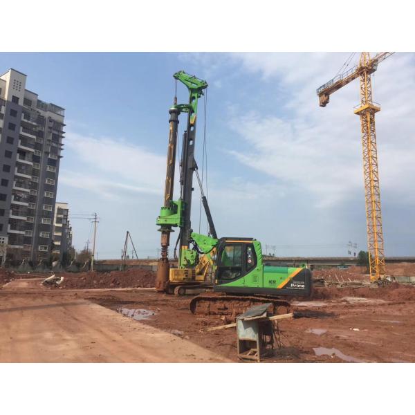8rpm 1200mm Hydraulic Piling Rig Machine Earth Drills Augers For Excavator
