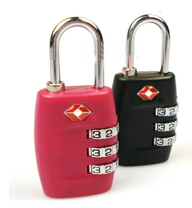 3-digit TSA number lock plastic