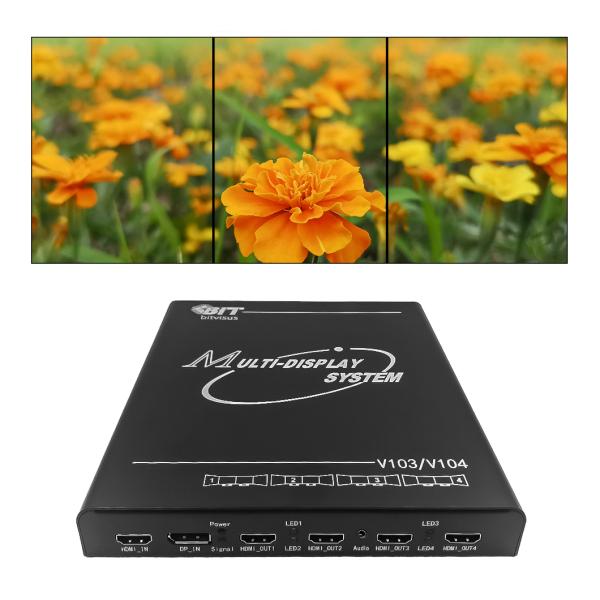 Bitvisus 4K60 Multi Screen Expansion HDCP2.2 LCD / LED Multi Screen Video Wall ControllerBIT-MSE-4K60-103Pro