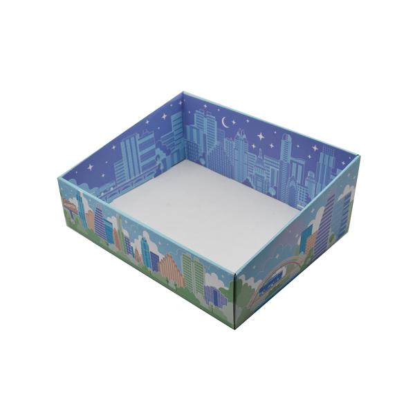 Custom Logo Display Boxes for Store Shop Gold Foil Printed Square Shaped Packaging for Gift