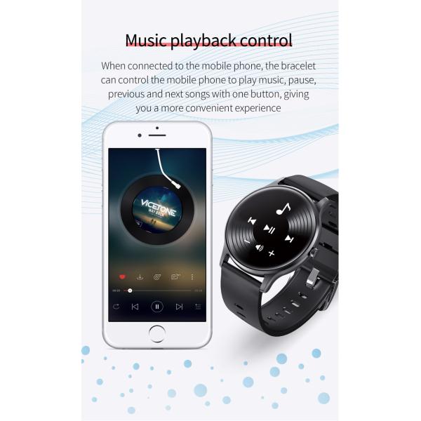 Waterproof IP67 Round Smart Watch With Multiple Messages Push