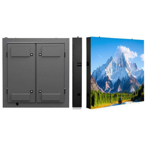 High Brightness 5mm Pixel LED Screen Panels LED Type SMD 10% 90% Humidity Range 960mm Cabinet for Outdoor Advertising