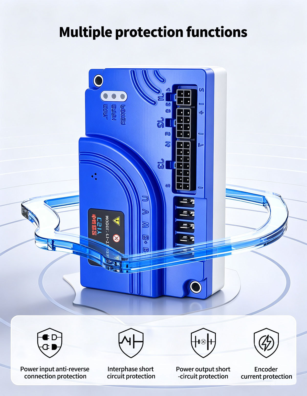 24~80v Electric Forklift Controller High Efficiency IP67 Controller Electric Forklift Steering Controller