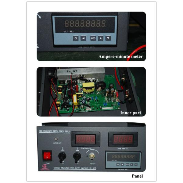 Single Phase PCB Copper Electroplating Rectifier Machine 6V 100A Air Cooling