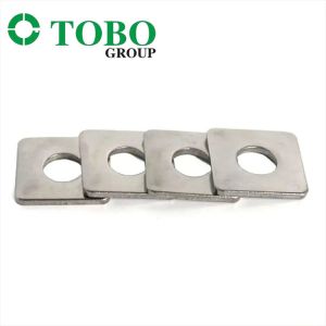 Customized Square Hole Zinc Plated Rectangular Large Lead Metal Flat Washer