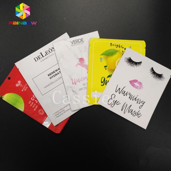 Multi Colored Grip Lock Bags Mylar Foil Sample Pack Open Top For Powder Packaging