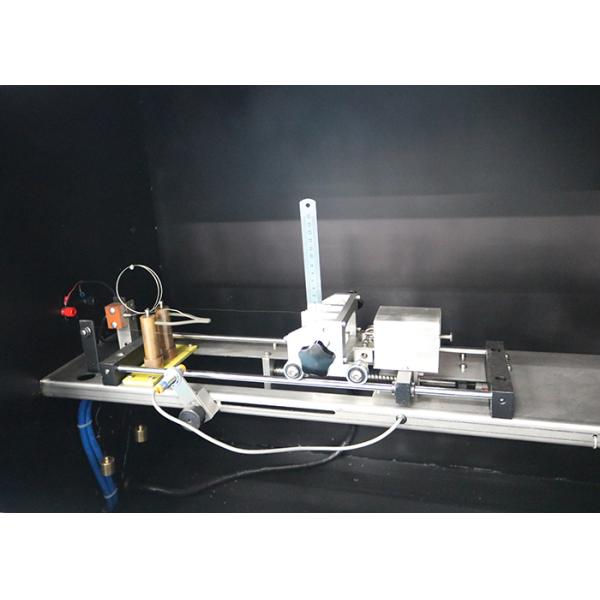 IEC60332 Flammability Testing Equipment , Single Cable Vertical Burning 1 M³Electrical Control Test Chamber 1000w