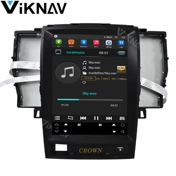 10.4inch Android Touch Screen Stereo For Toyota Crown 12th generation Multimedia Player google Navigation Carplay