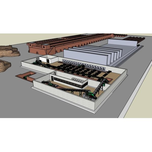 Ceramic Materials Dryer Hoffman Kiln For Burning Bricks