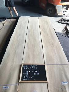 China Crown Cut White Oak Wood Veneer 15cm Width For Fancy Plywood on sale