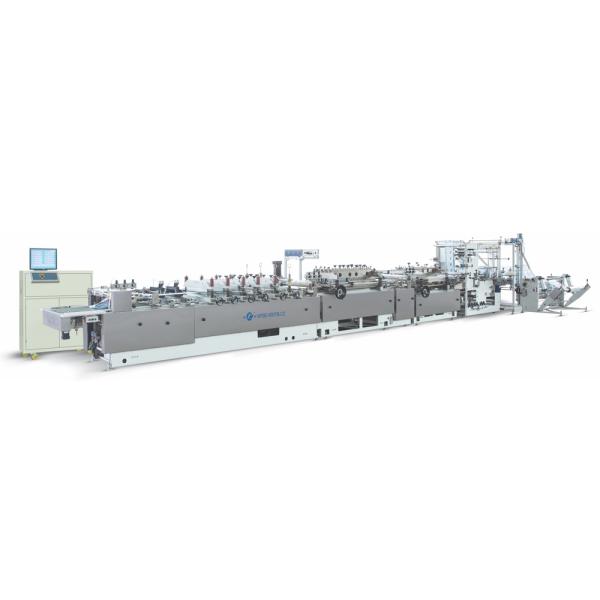 High Speed Three Side Sealing Bag Making Machine For Zipper Standing Bag