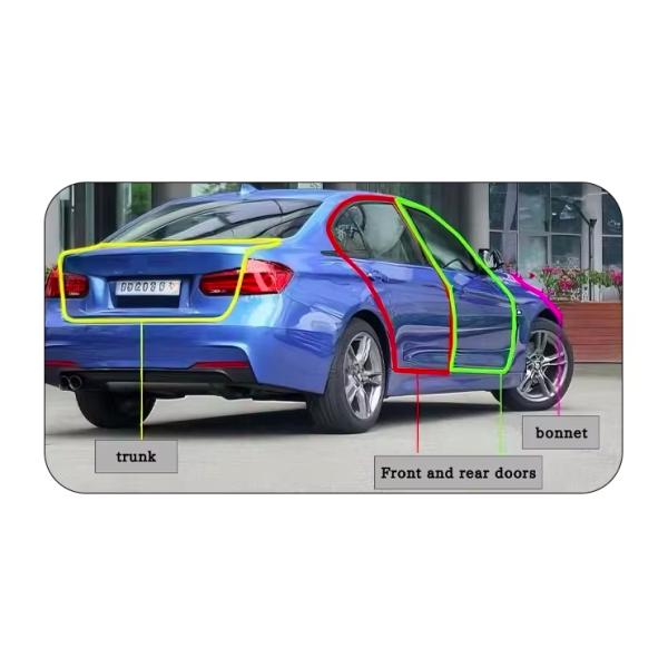 Flexible Dustproof PVC Windshield Rubber Seal Strip For Automobile