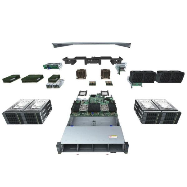 Original New 2U Rack Server 2288H V6 Intel Xeon Gold CPU Deep Learning Server Stock Model 2288H V5 16GB 32GB Options