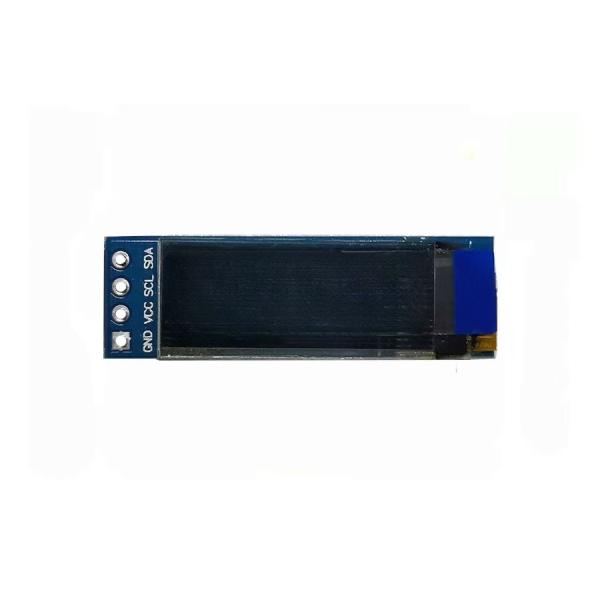 0.91 inch OLED with PCB 128x32 dots IIC interface driving IC SSD1306 120C/D