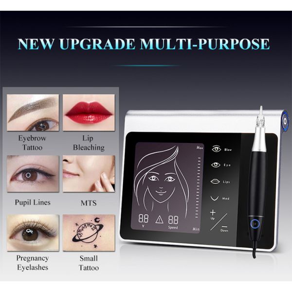 Professional Permanent Tattoo Digital Machine Makeup Machine and G Device for Face Microblading Tattoo Pen
