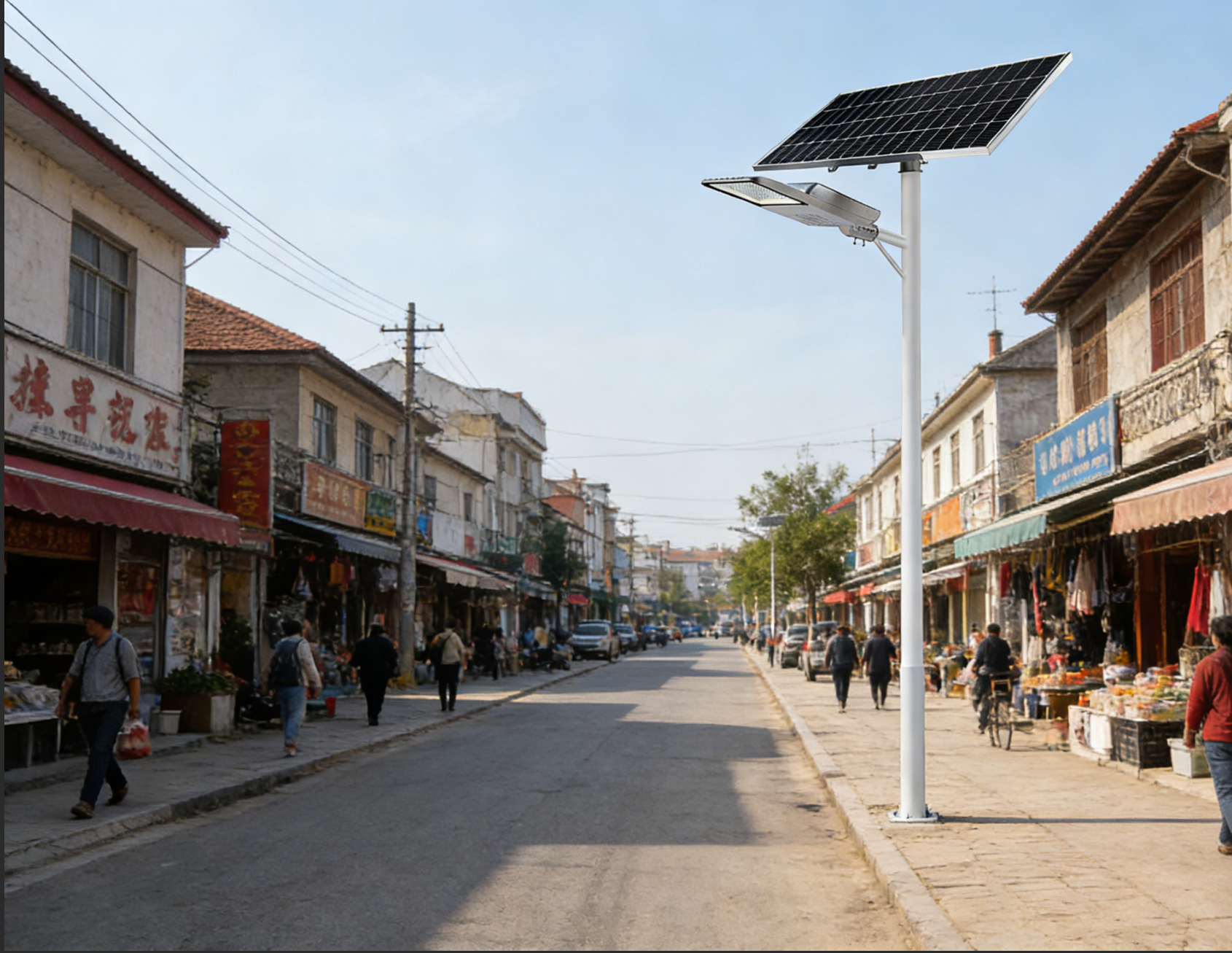 Split Type Solar Street Light High Lumen Eco Friendly Easy Installation LED Solar Outdoor Light