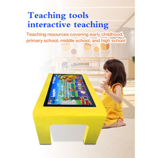 43 Inch Windows LCD Monitor Game Night Children's Smart Touch Table