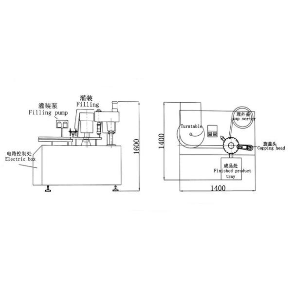 20ml Semi Automatic Bottle Filler