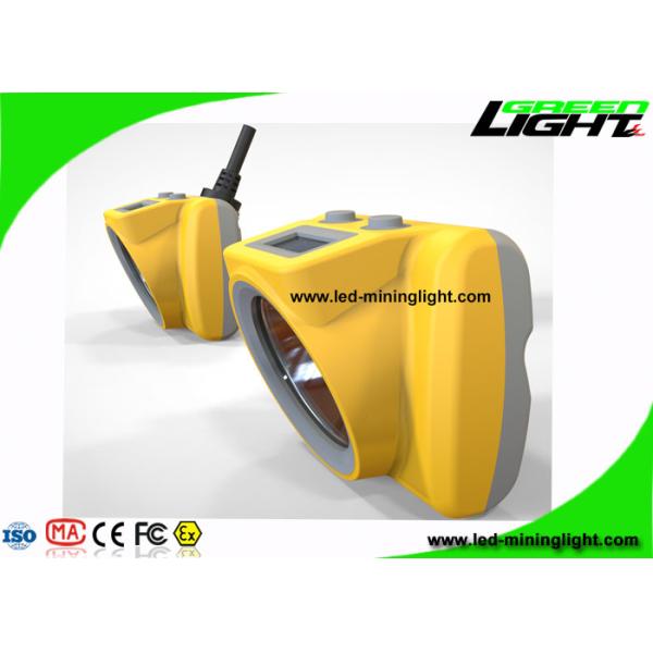Energy Saving Cordless Cap Lamp , Mining Hard Hat Lights USB Charger Handy Switch