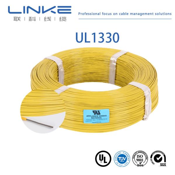 High Temperature Heating UL1330 Copper FEP Insulation Electrical Cable for Industrial