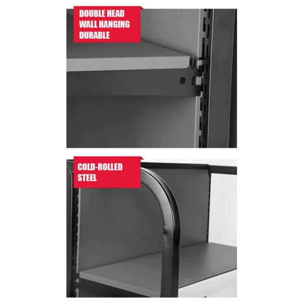 Customized Supermarket Rack System Display Shelving For Customer Needs