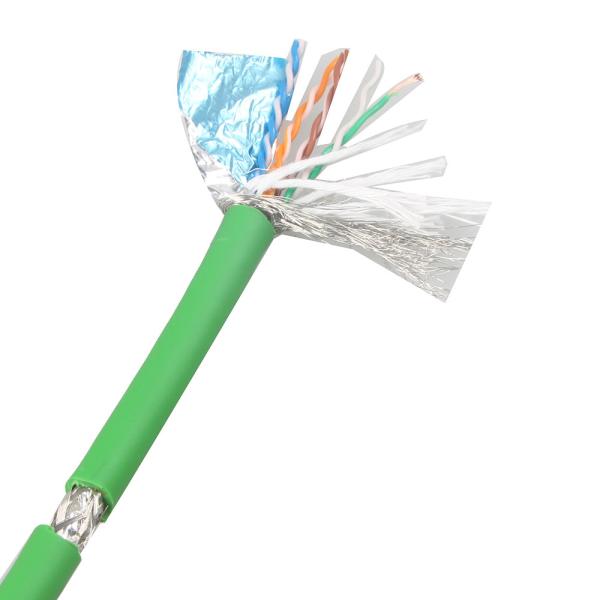 Industrial Drag Chain PROFINET Patch Cable PUR Flexible 8 Core Copper Conductor Network Cable