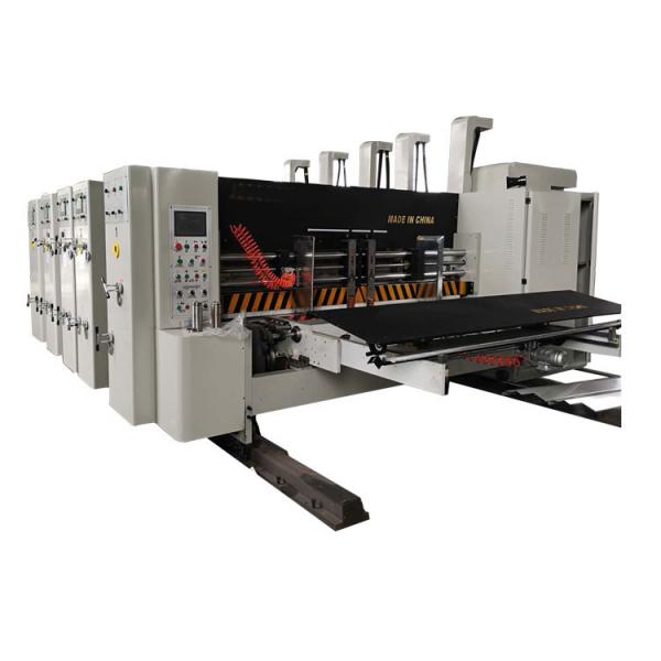 Flexo 1-6colors Corrugated Box Printing Machine Automatic high speed pizza shipping box making machine