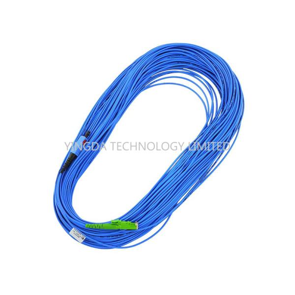 E2000 / APC - E2000 / APC Fiber Optic Patch Cord Singlemode Duplex Blue Cable LSZH