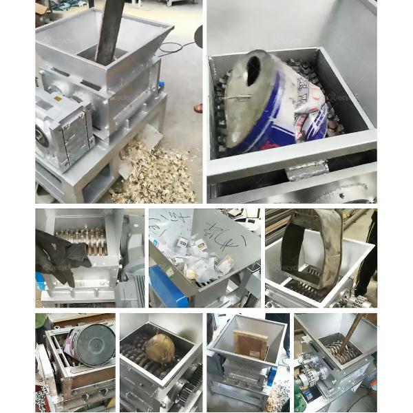 100 Model Mini Double Shaft Garbage Crushing Machine Plastic Scrap Metal Shredder Machine For Plastic Recycling/Metal Recycling