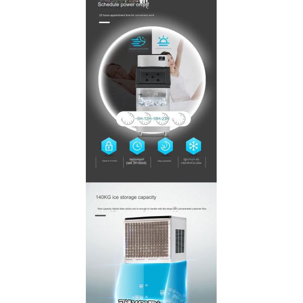 Compressor Cooling Split Ice Machine Insulation and Simple Operation Commercial Ice Maker