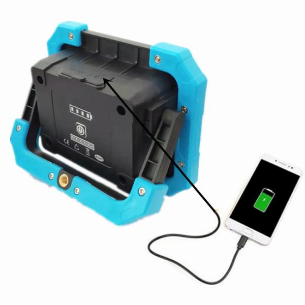 10W Type - C Rechargeable Work Led Light Mini Size Impact Resistance